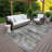 Machine Washable Indoor/Outdoor Wagenen ACN2368 Abstract Rug-40798705