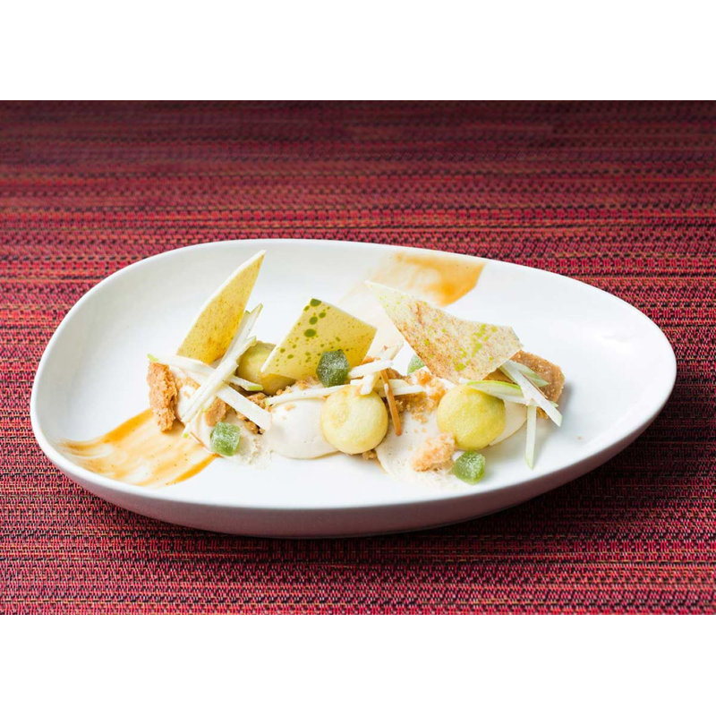 Assiette ovale 8" hors-d’œuvres Kiln