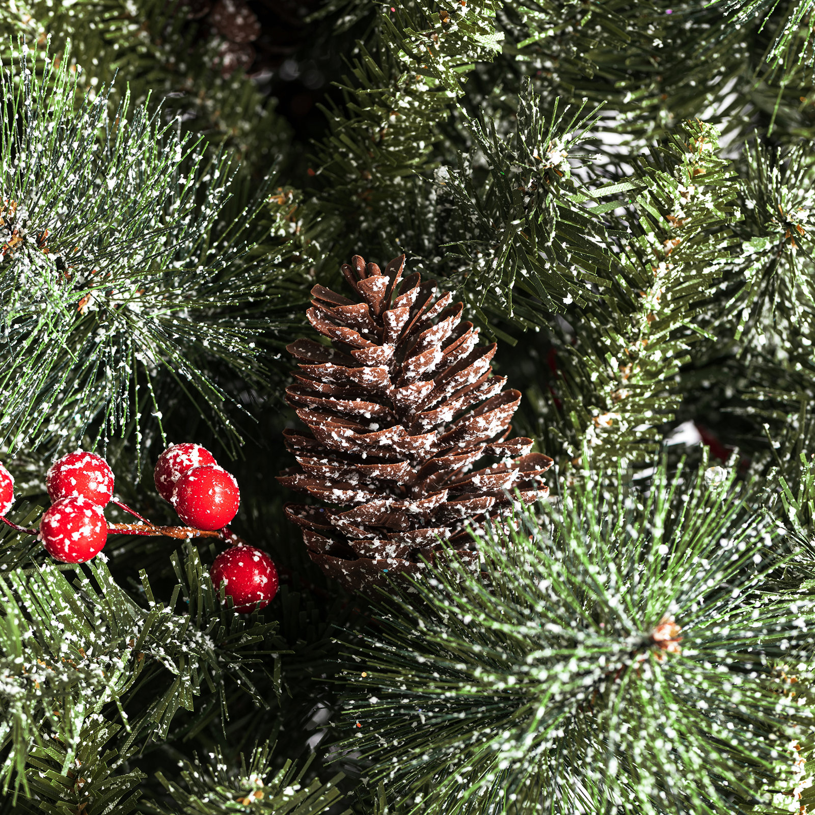 Heyden White 6' Pre-Lit Cypress Christmas Tree, 6'