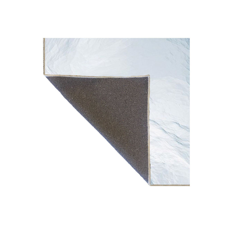 Tapis tissé à base de glace et lavable, Rectangle 4 pi 7 po x 6 pi 7 po
