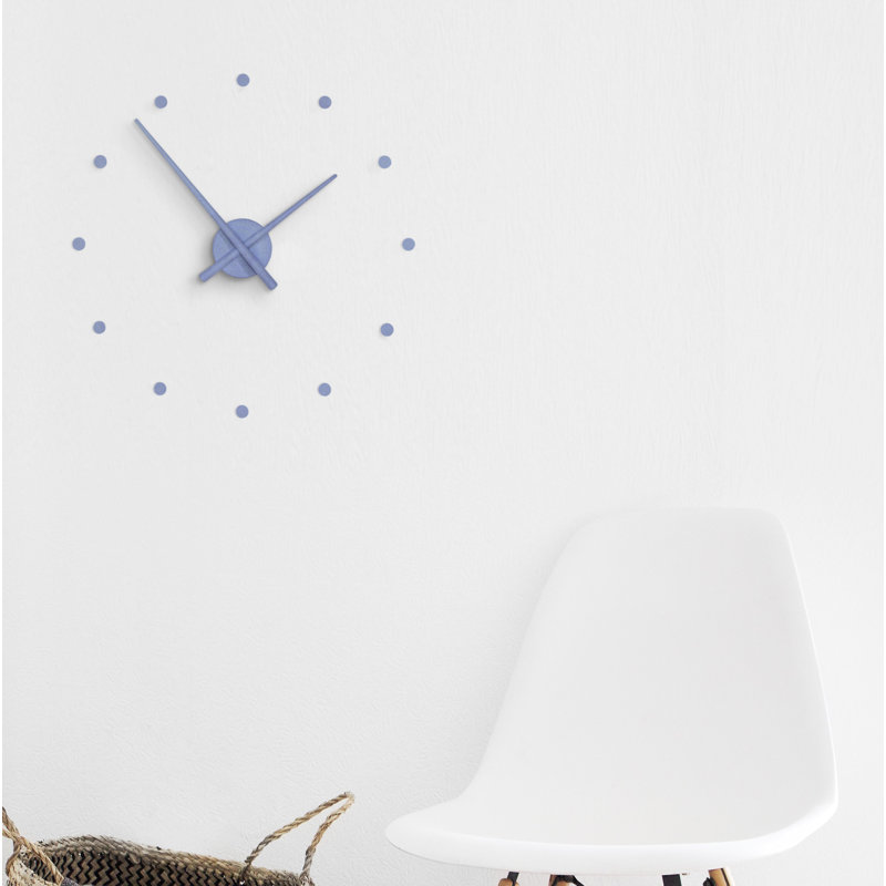 Horloge murale, Bleu acier, Petit