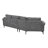 Upholstered Sofa Couch With Two Printed Pillows-237849525