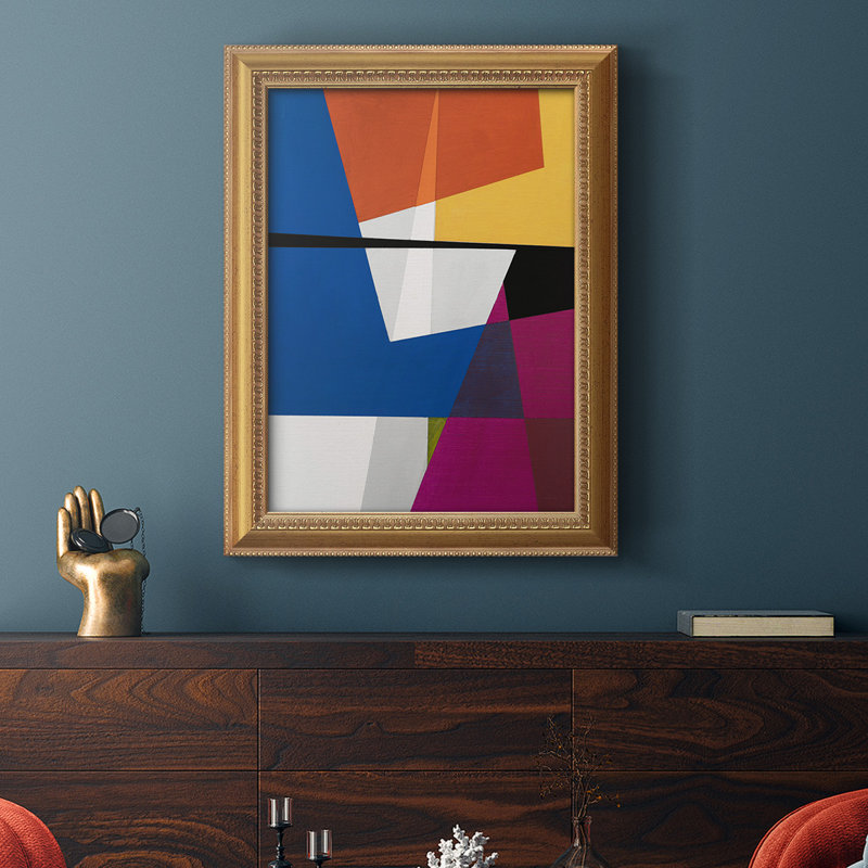 Modular V Premium Framed Canvas- Ready To Hang, 36" H x 24" W x 2.5" D