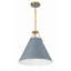 Luminaire suspendu conique en métal à 3 lumières Kinston -1713973261-1713973263