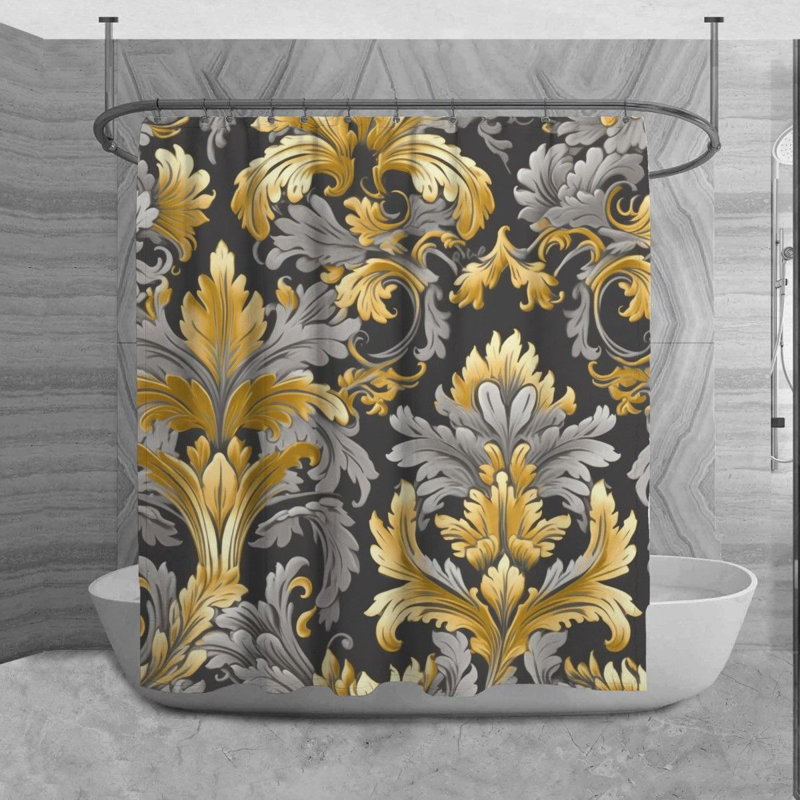 Rideau de douche Wollert, H 73 po x l 70 po