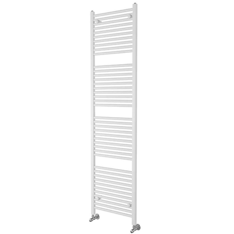 Straight Towel Rail Heated Towel Rails, 1800mm H x 500mm W x 30mm D, White