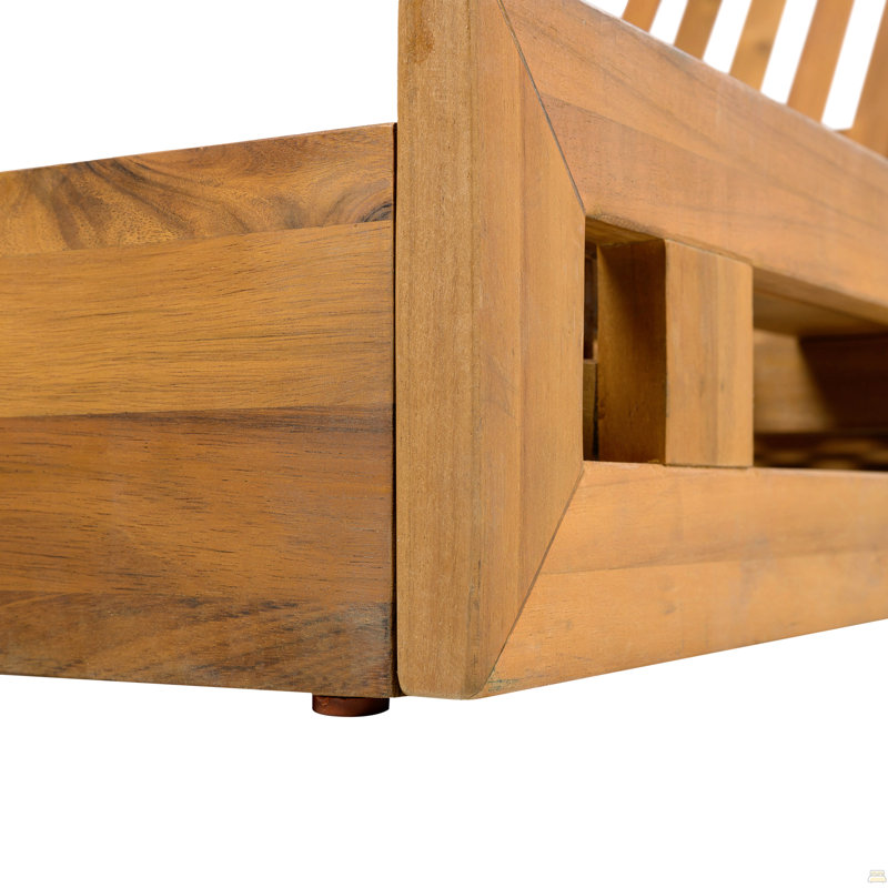 Acacia Wood Adjustable Lounge Chair