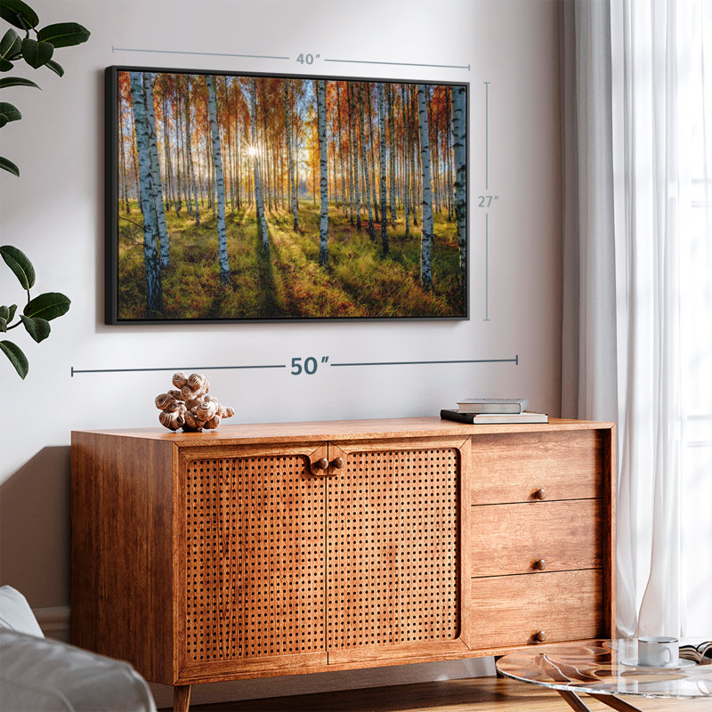 " Swedish Birch Forest ", 40" H x 27" W