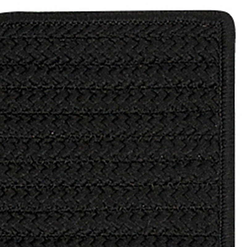 Tapis intérieur / extérieur Altee - noir, Tapis de couloir 2 pi 6 po x 13 pi