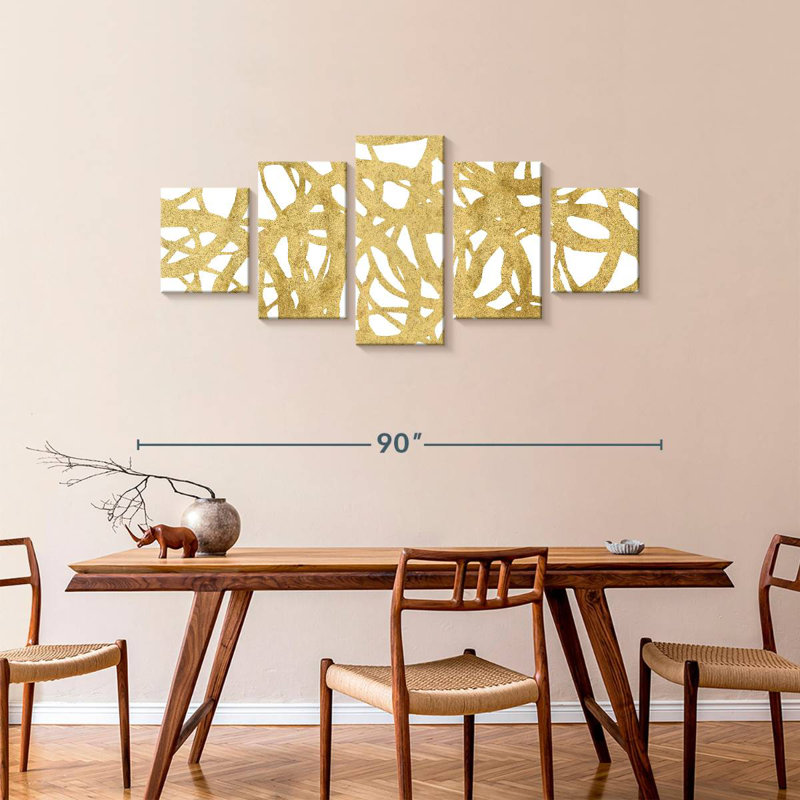 Endless Circles Front, 36" H x 80" W