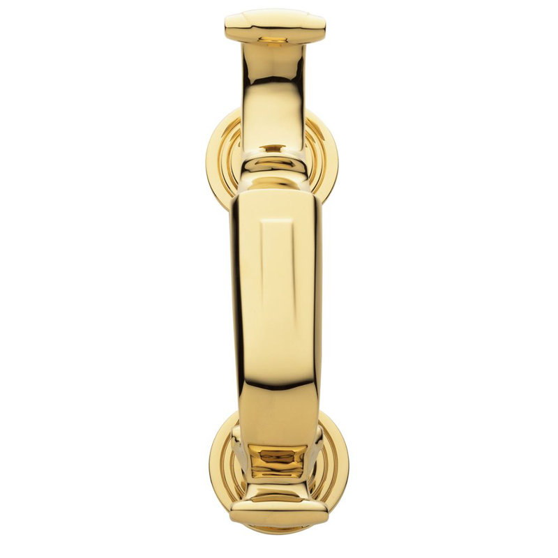 Baldwin Door Knocker, Lifetime Polished Brass