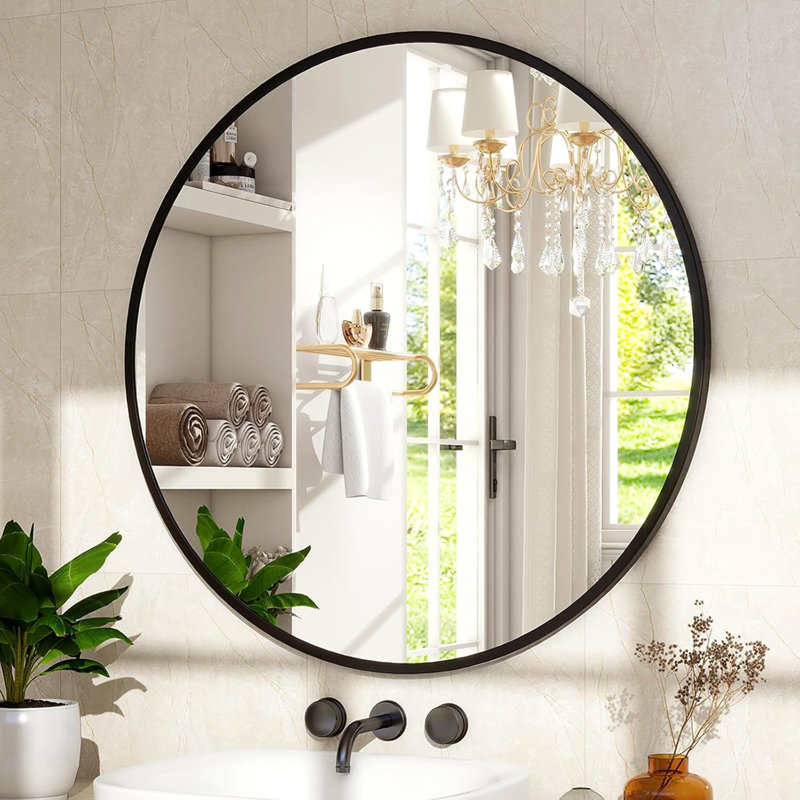 Miroir rond 24 pouces - Miroirs circulaires pour salle de bain