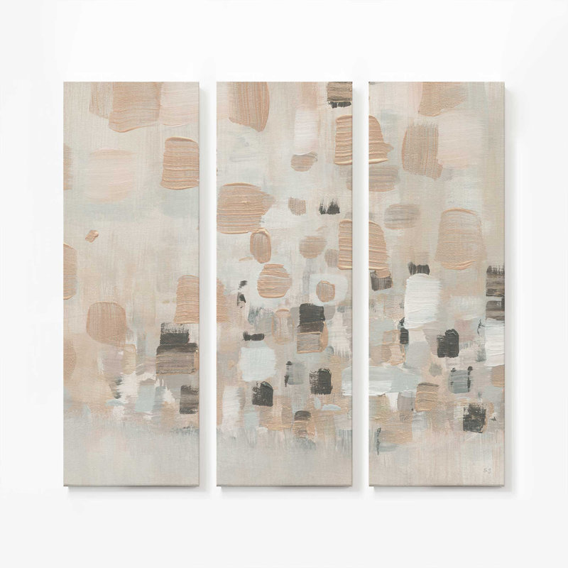 Earthen Harmony Abstract, Large Canvas Print, 60" H x 60" W