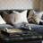 Maya Appliqued Linen Throw Pillow