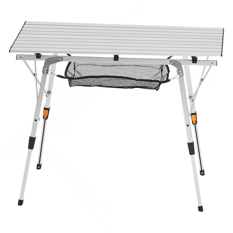 Couche de maille pliante en aluminium pour table de camping