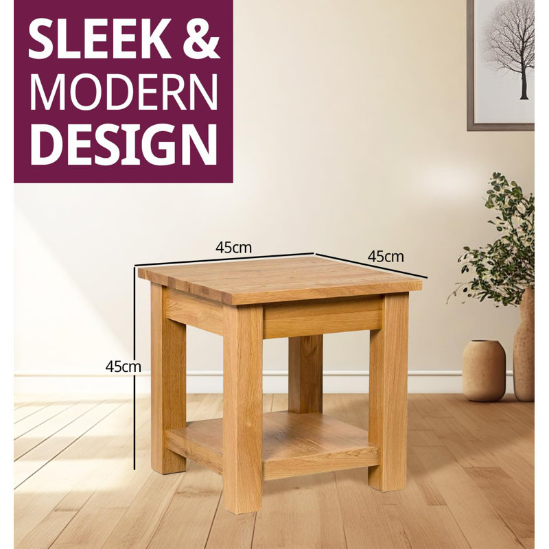 Farris Solid Wood End Table