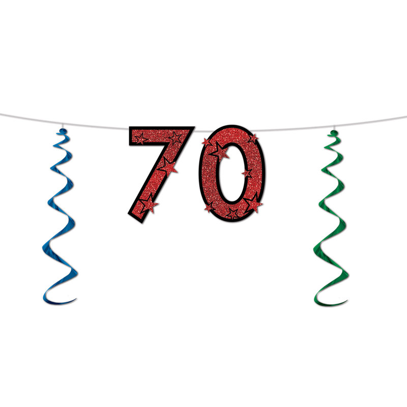 Banderole scintillante "50", 70