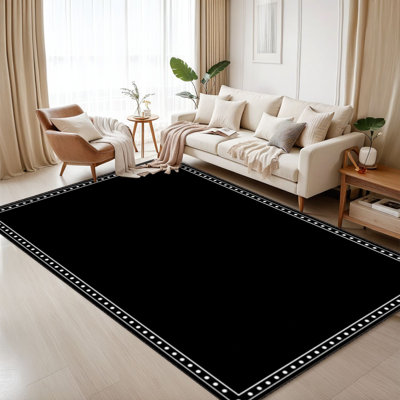 Faux Fur Abstract Rug