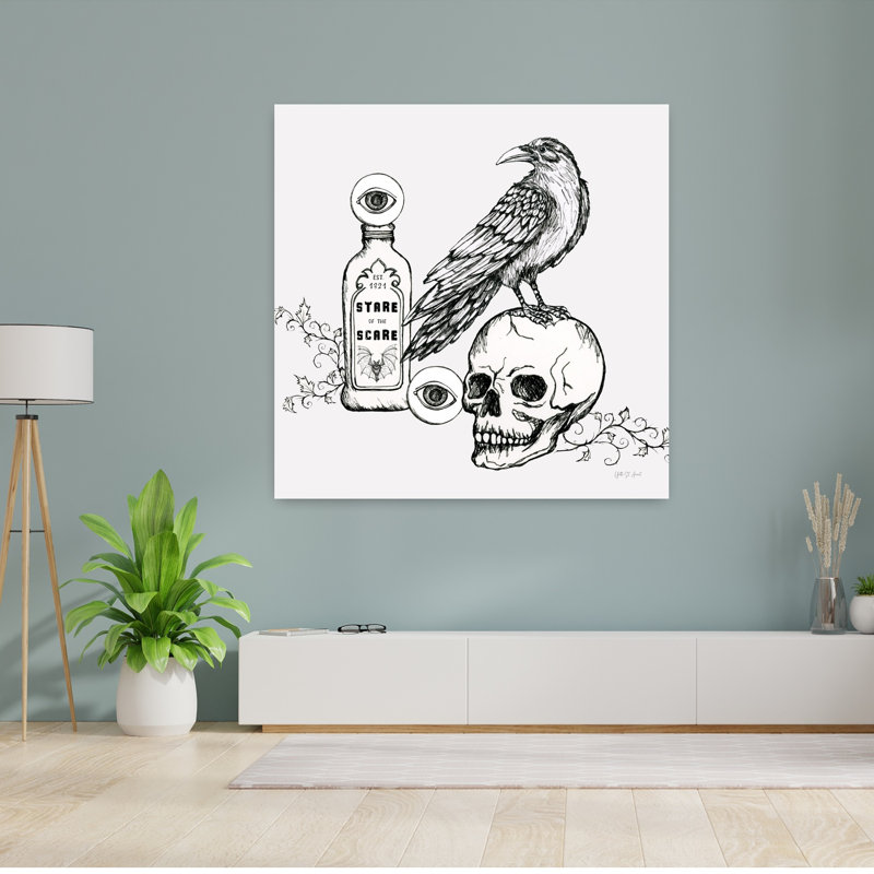 Art mural abstrait contemporain Enchantment, H 48 po x l 48 po