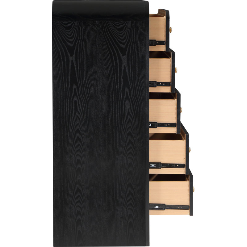Aerik 5 - Commode, Noir, noir, noir, noir