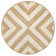 Adwin Two-Tone Chevron Round Jute Cream/Natural Rug