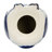 Caleta Stoneware Ceramic Owl Figurine with Intricate Hand-Painted Detailing-86750046