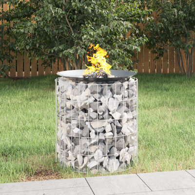 Azzareya Round Iron Wood Burning Fire Pit