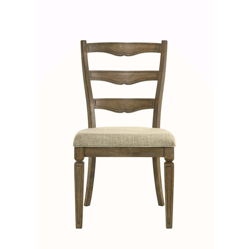 Fabric & Weathered Side Chair