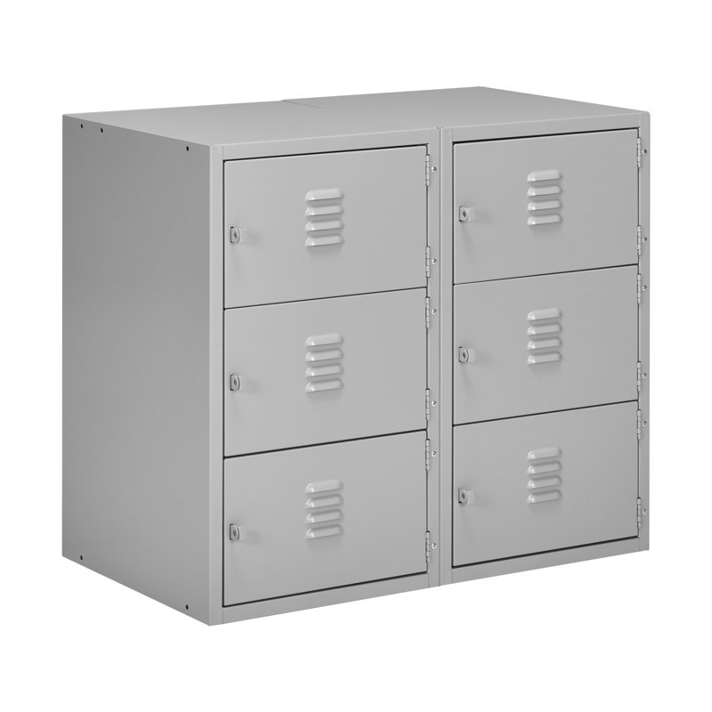 Base de casier, 6 casiers horizontaux