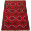 One-of-a-Kind 3'6" X 5'2" 1980s Wool Area Rug in Red