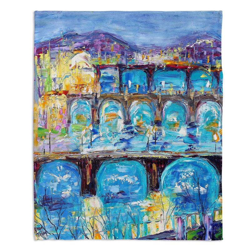 Couverture sherpa doux coucher de prague, l 51 po x L 60 po