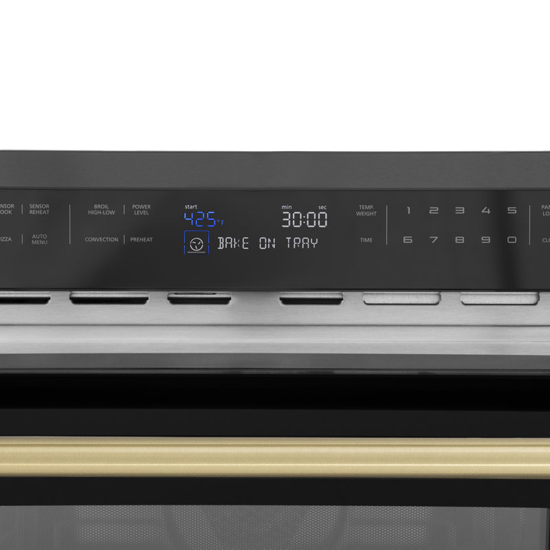 24" 1.6 cu ft. 1000 - Watt Convection Built-In Microwave with Sensor Cooking, Champagne Bronze