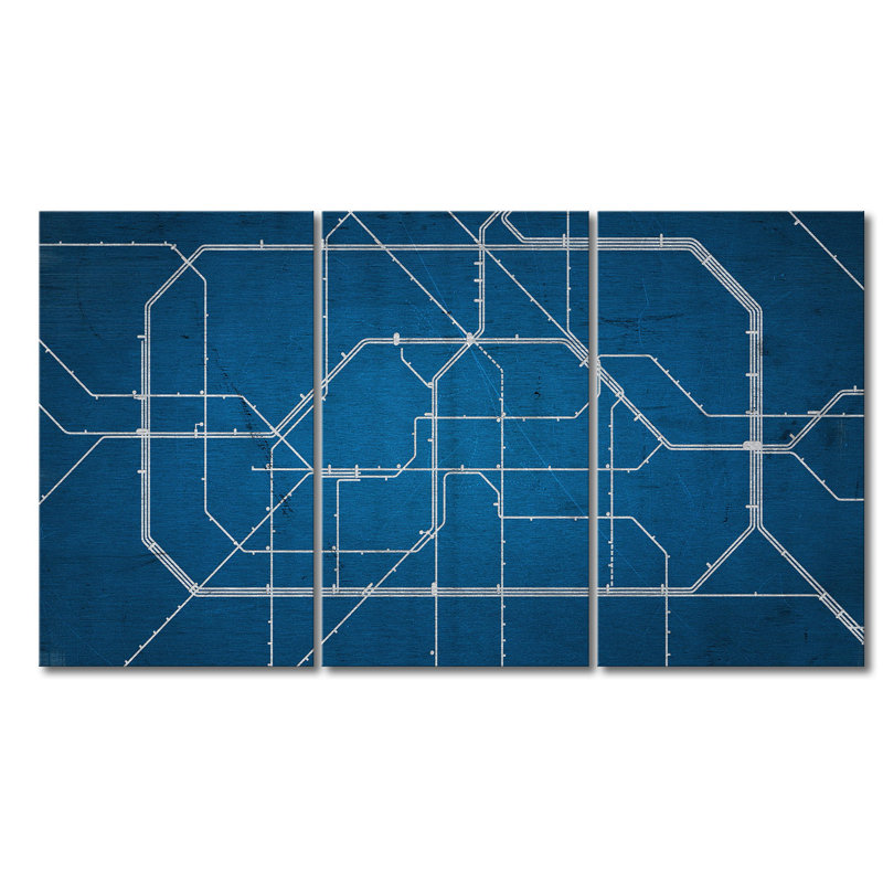 3 Piece Wrapped Canvas Print
