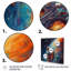 «Astronaut With A View Of The Galaxy», reproduction d'art sur toile encadrée-88505605-88505599