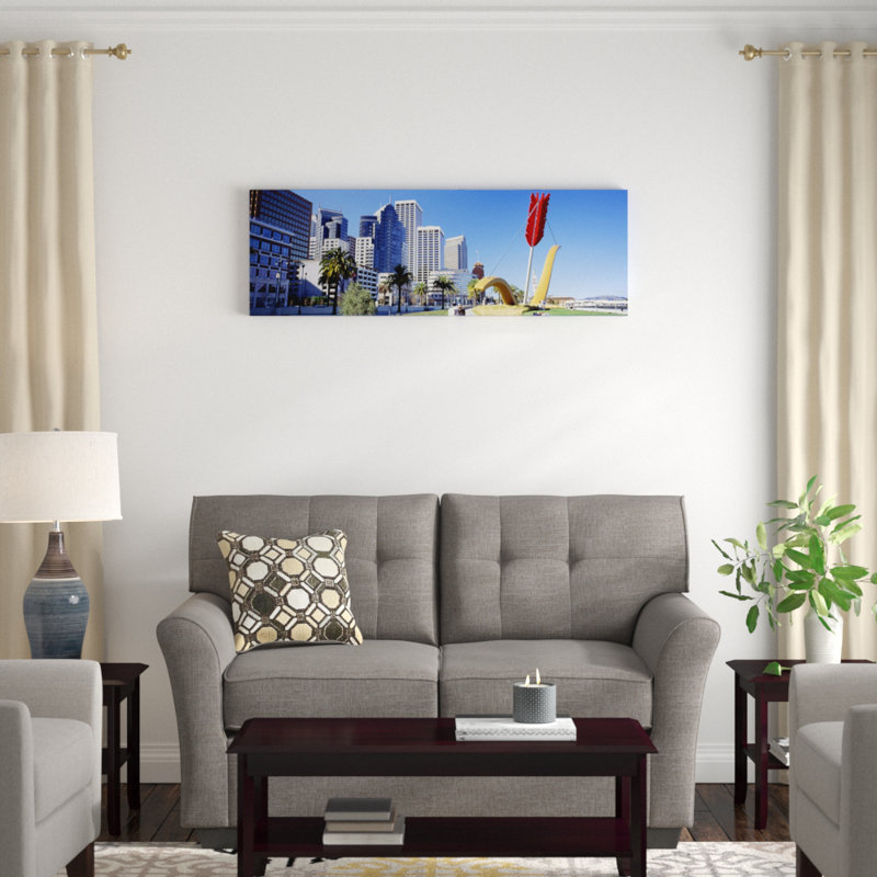 «USA California, San Francisco, CLAES Oldenburg» par Panoramic Images, reproduction sur toile tendue sur châssis