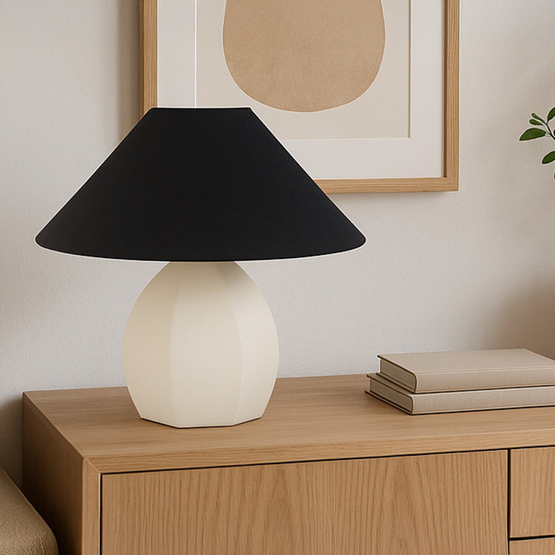 Zephyl Keeley Table Lamp White