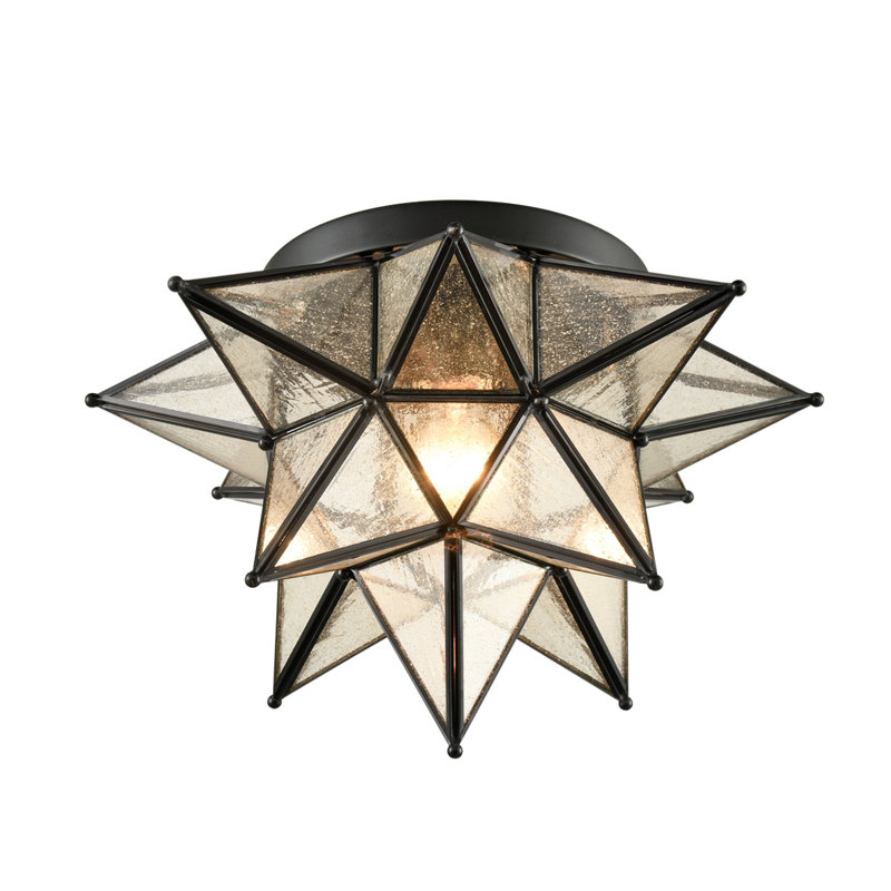 Plafonnier encastré 1 lumière, H 10,24 po x l 15,2 po x P 15,2 po