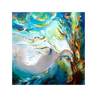 Breeze by J.A Art - Wrapped Canvas Print