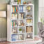 Bibliothèque moderne de 66 cm de hauteur avec 8 cubes, noire-1857761376-1857761382