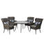 Cormach Rattan Wicker 4 - Person Seating Group with Cushions