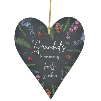 Mariska Stone Plants & Flowers Garden Sign