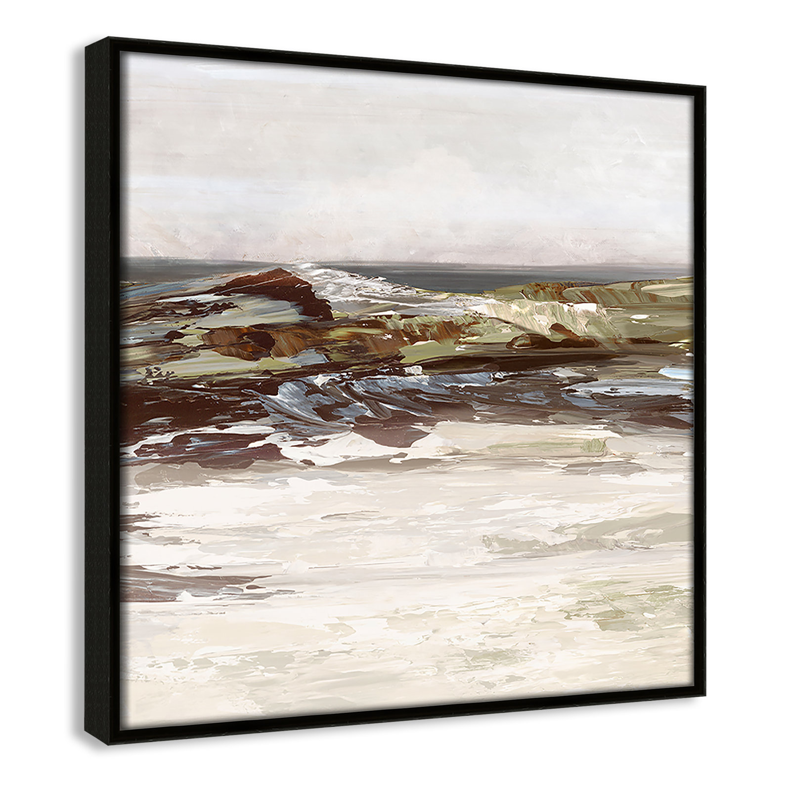 Stoney Peak Print by , Espresso, 13.5" H x 13.5" W