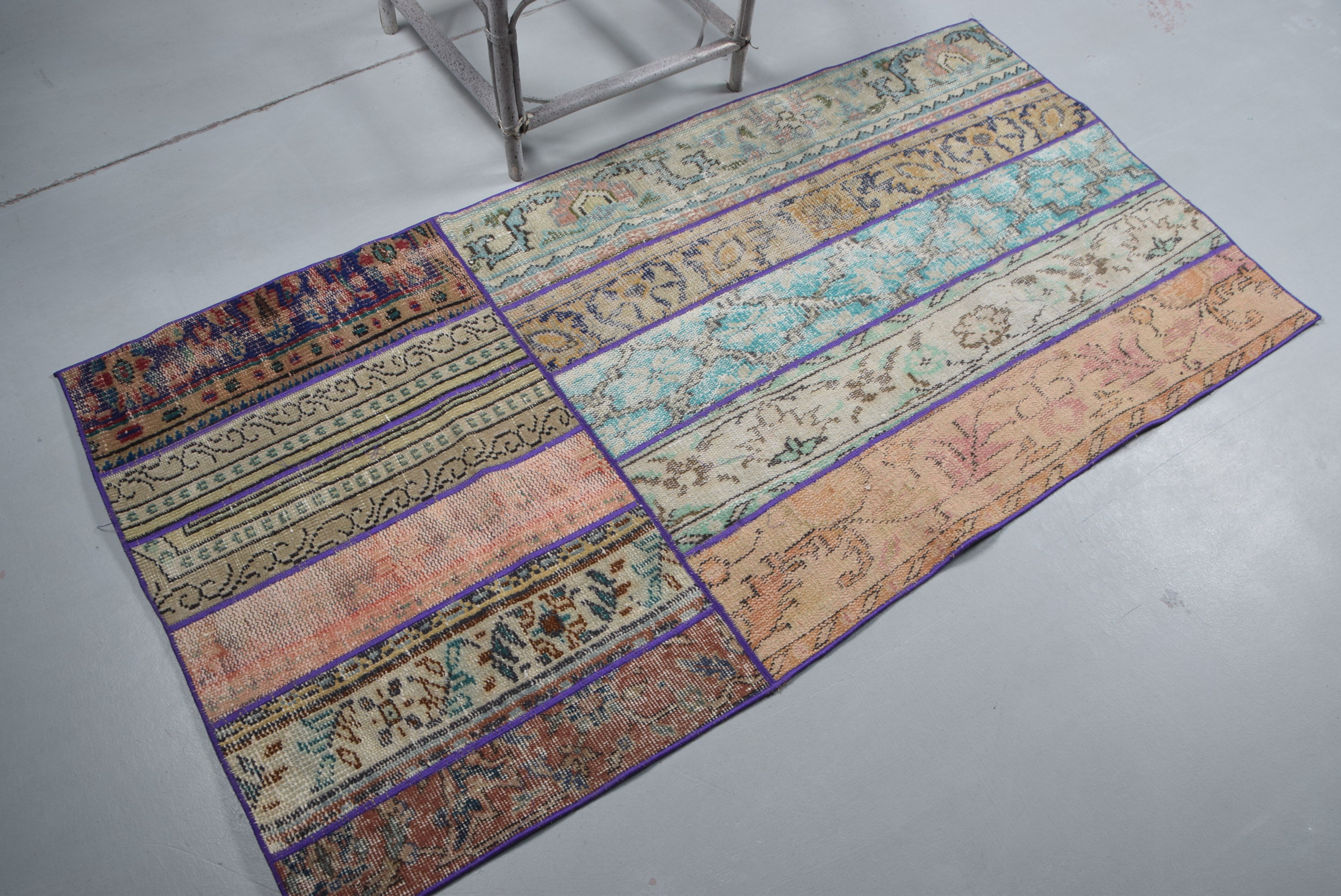 Turkish Patchwork Rugs Bungalow Rose Vintage Turkish Patchwork Accent Rug in Green for ...