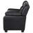 Lorelei Upholstered Padded Arm Tufted Accent Chair Black-24440756