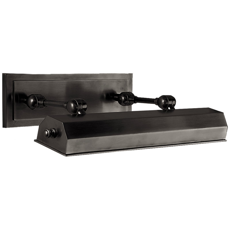 Chapman & Myers Dorchester Picture Light, Bronze, 4.5" H x 18" W x 9.5" D