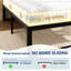 Base de lit plateforme en métal 14 pouces avec support de lattes en acier robuste 4000LBS-131215643-131215646