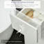 Bathroom Cabinet With Adjustable Shelves, White