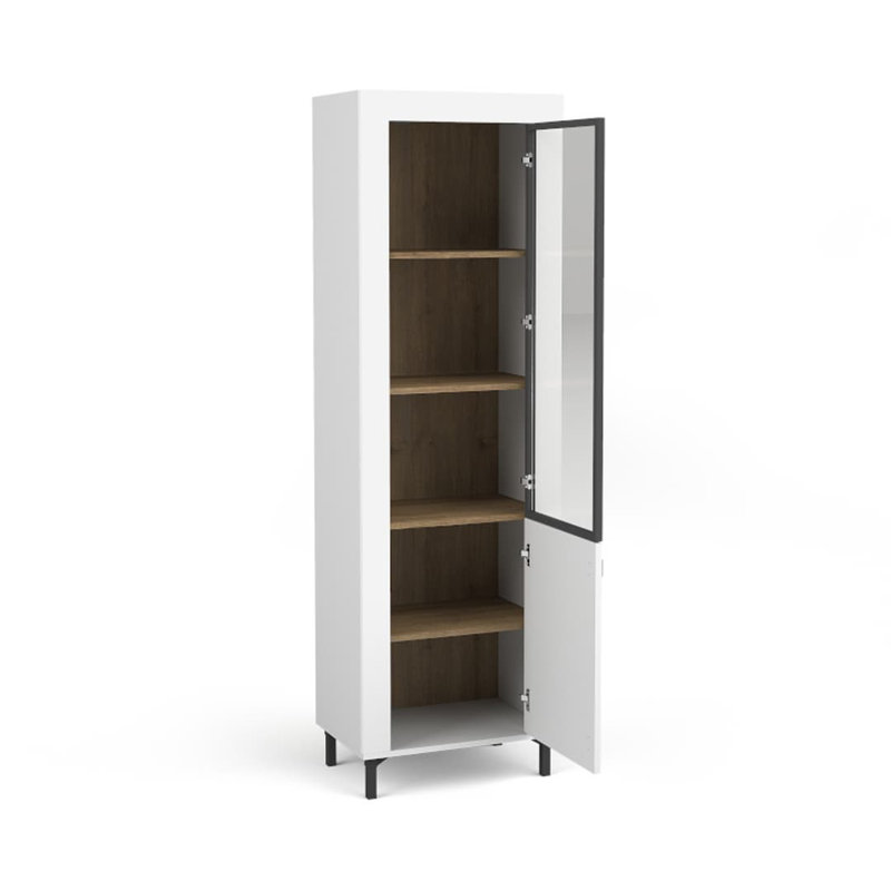 Orpheus Display Cabinet, White/Oak