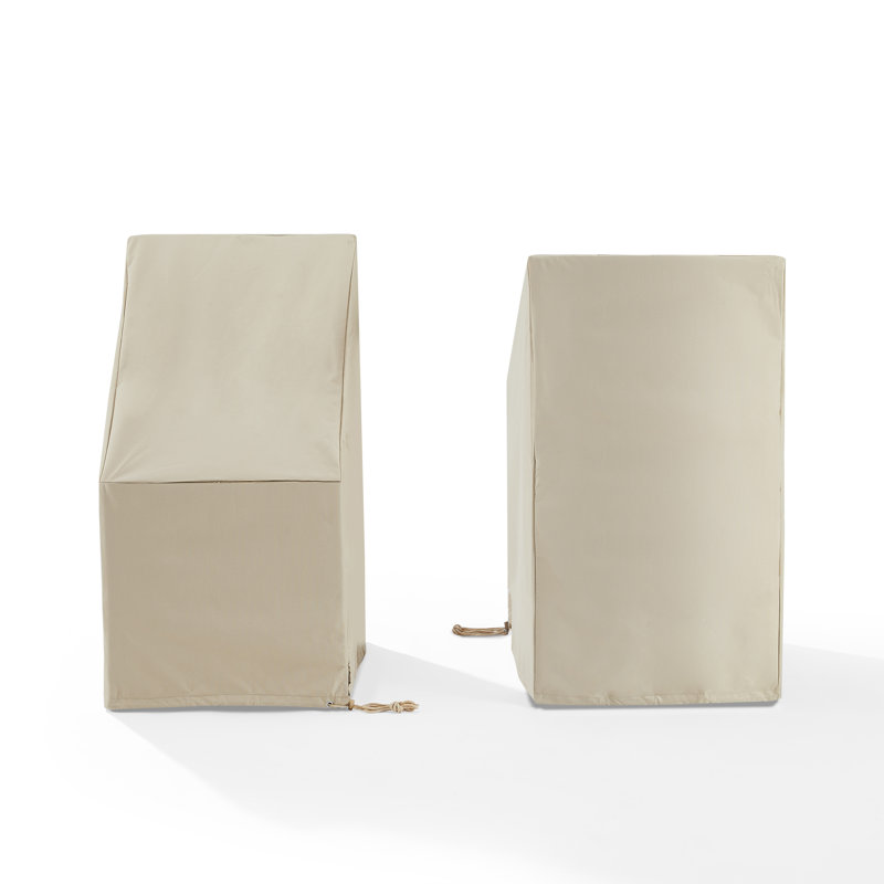 Housse pour chaise de patio, Brun clair, H 36 po x l 20 po x P 22 po
