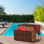 Panier de rangement flottant pour piscine en osier pour l'extérieur Outsunny-57441331